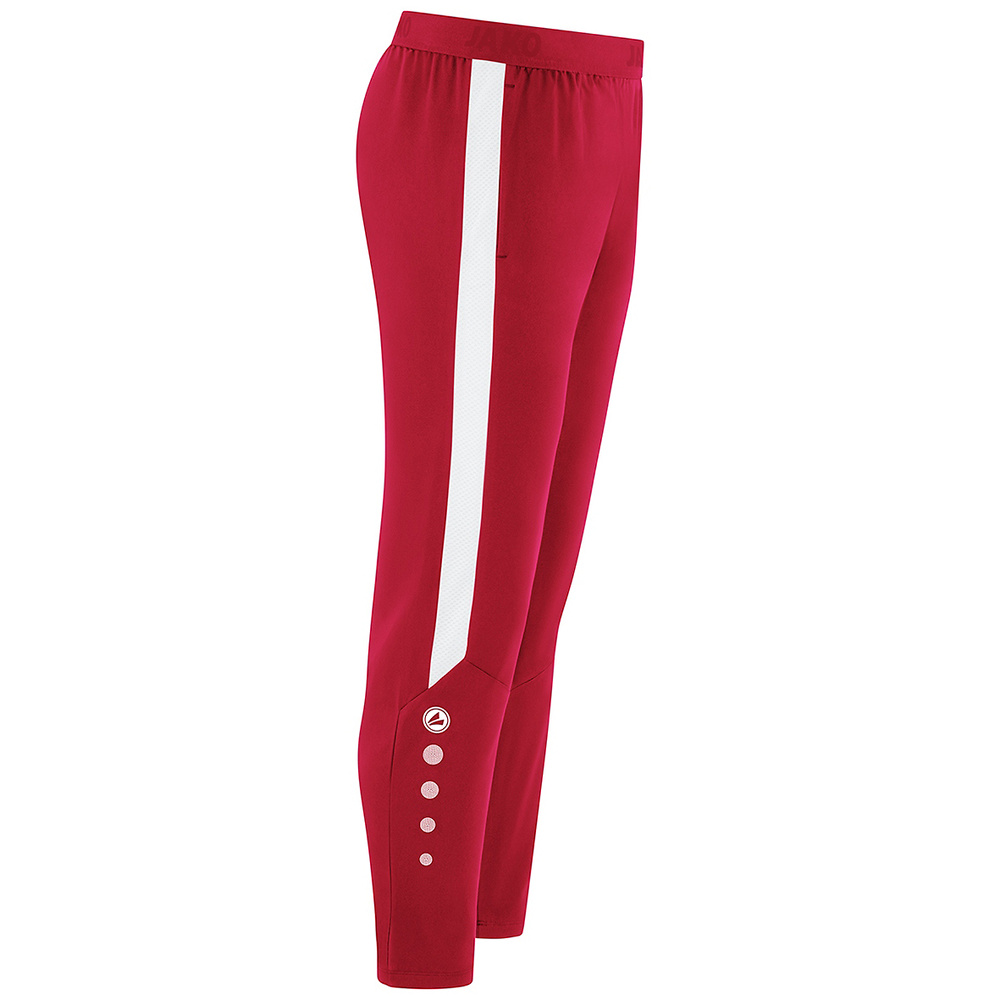 PANTALÓN JAKO POWER LEISURE, ROJO-BLANCO NIÑO. 