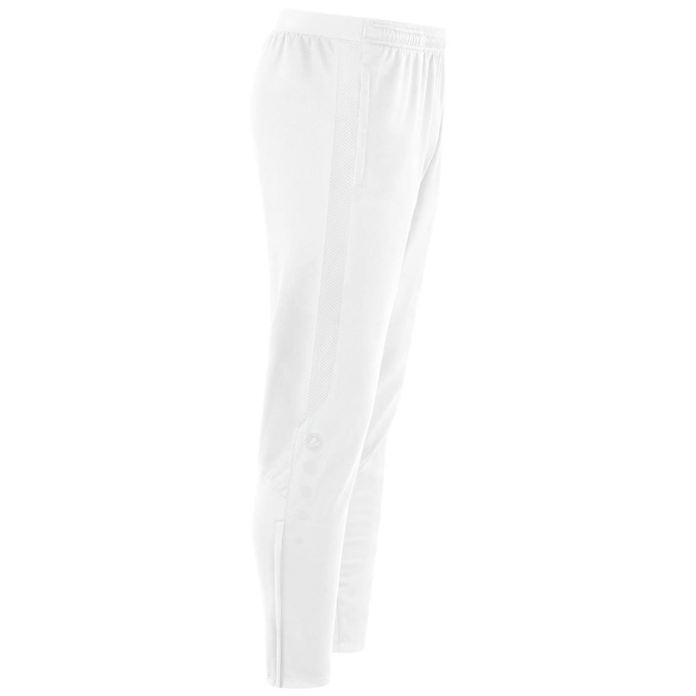 PANTALÓN JAKO POWER POLIÉSTER, BLANCO HOMBRE. 