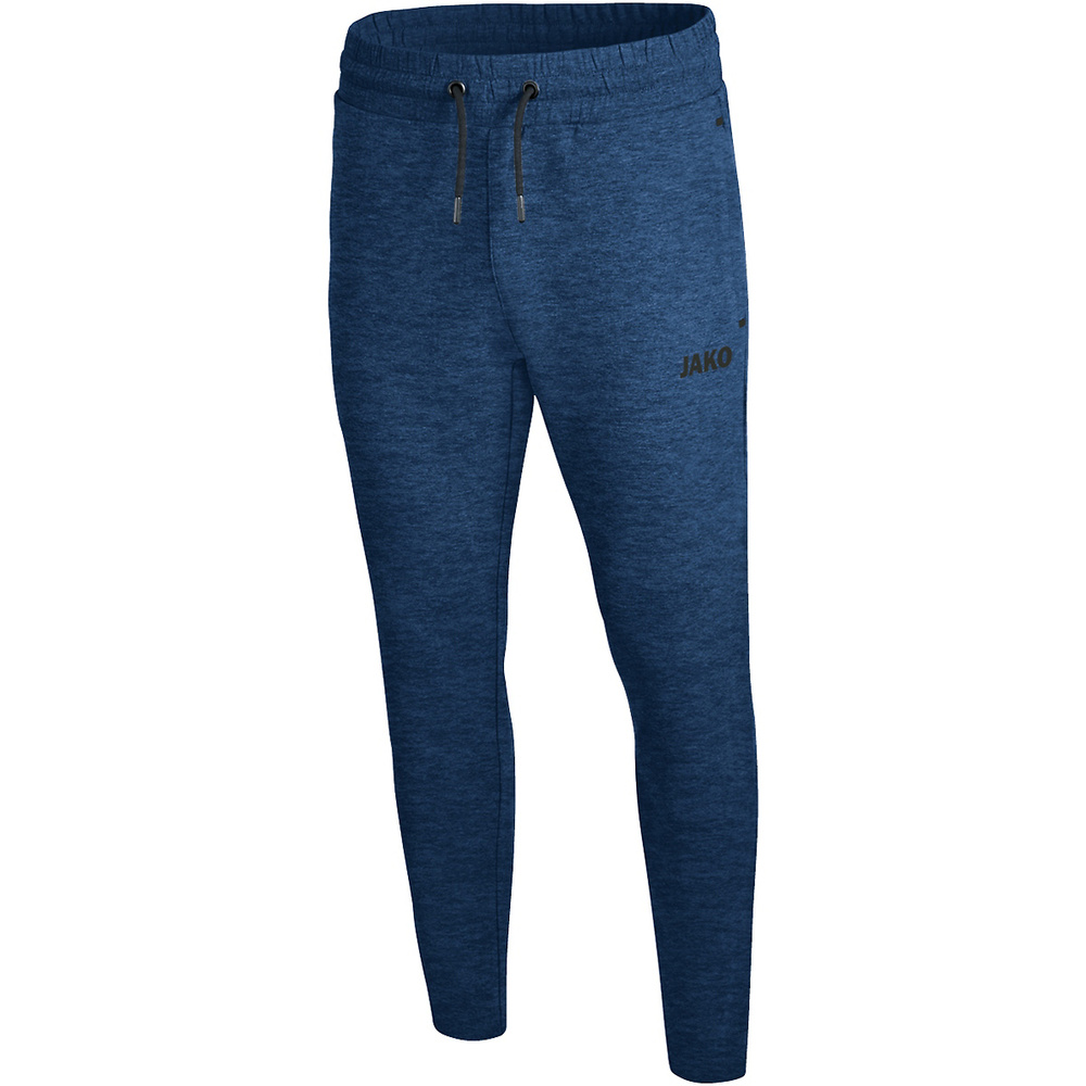 PANTALÓN JOGGING JAKO PREMIUM BASICS, MARINO MELANGE HOMBRE. 