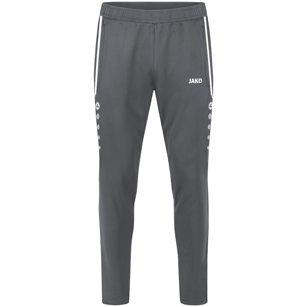 PANTALONES DE ENTRENAMIENTO JAKO ALLROUND, ANTRACITA HOMBRE. 