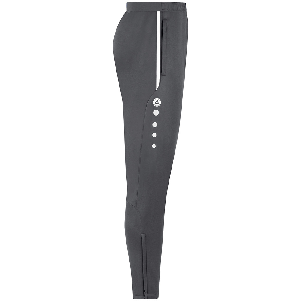 PANTALONES DE ENTRENAMIENTO JAKO ALLROUND, ANTRACITA HOMBRE. 