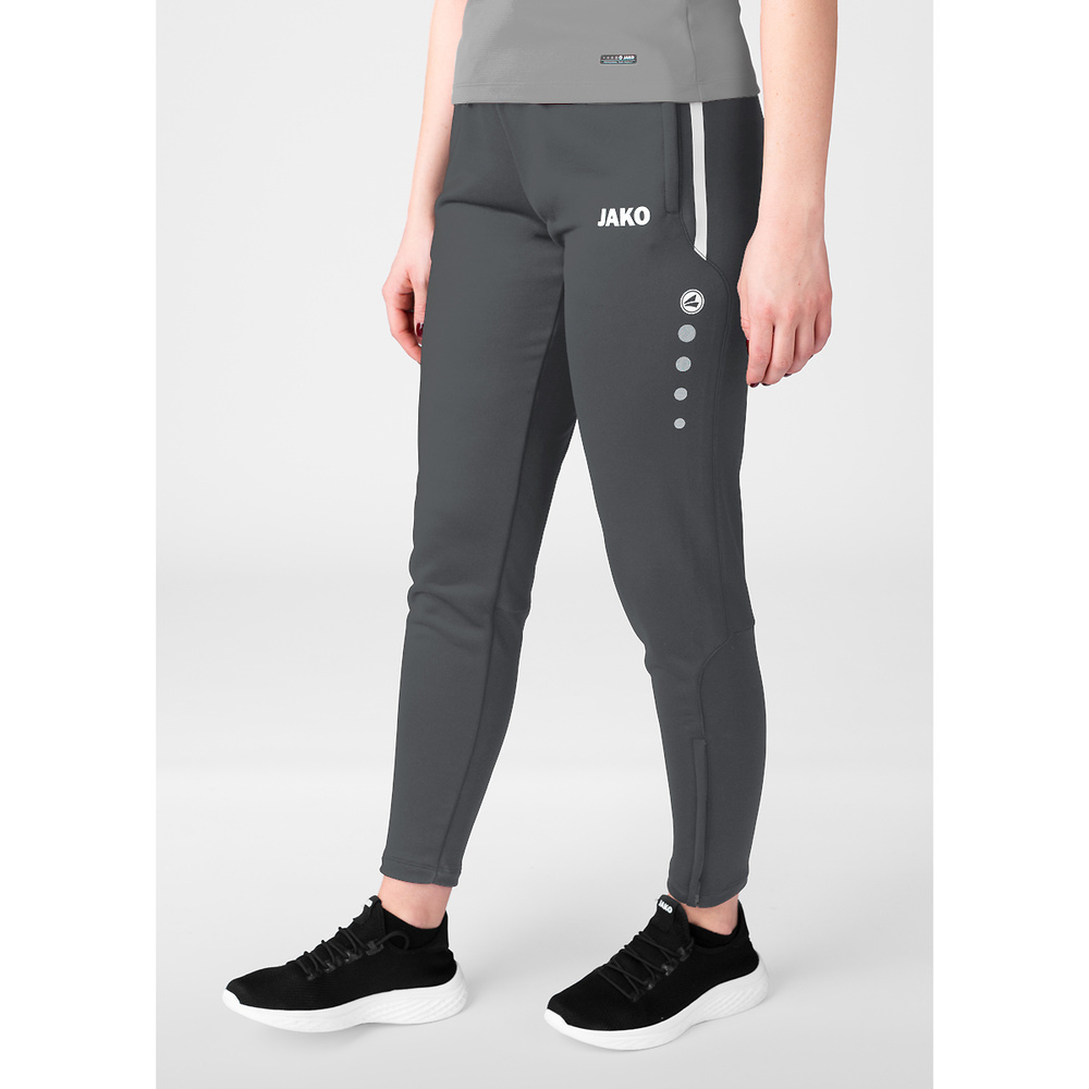 PANTALONES DE ENTRENAMIENTO JAKO ALLROUND, ANTRACITA MUJER. 