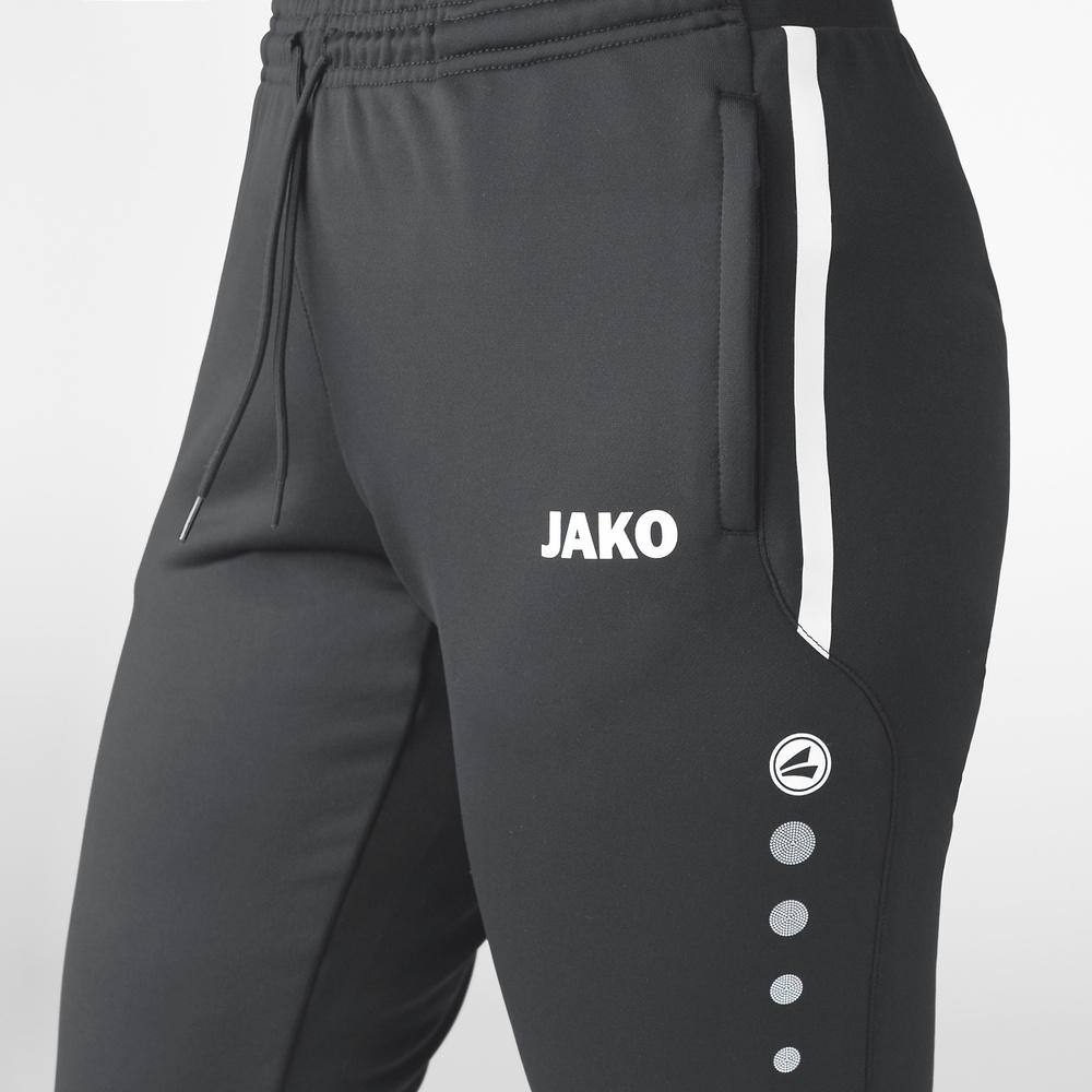 PANTALONES DE ENTRENAMIENTO JAKO ALLROUND, ANTRACITA MUJER. 