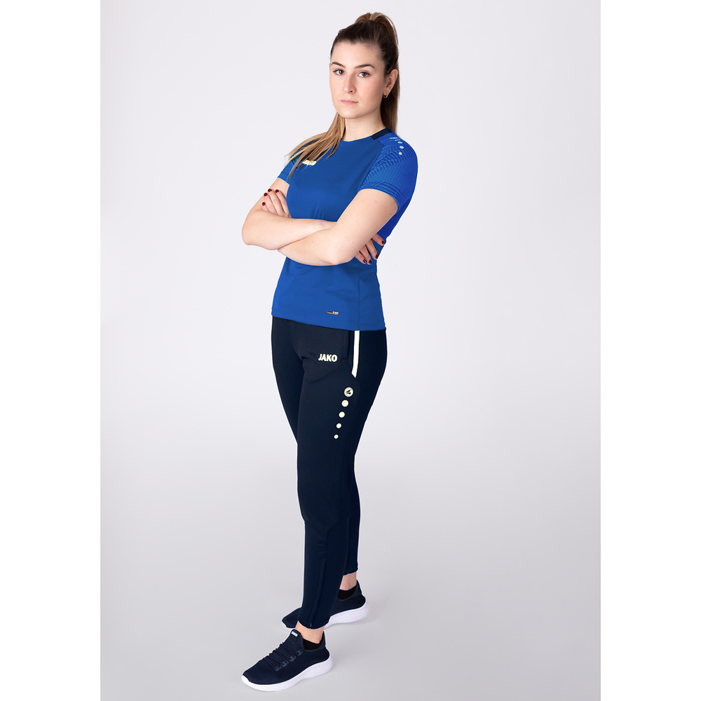 PANTALONES DE ENTRENAMIENTO JAKO ALLROUND, MARINO MUJER. 