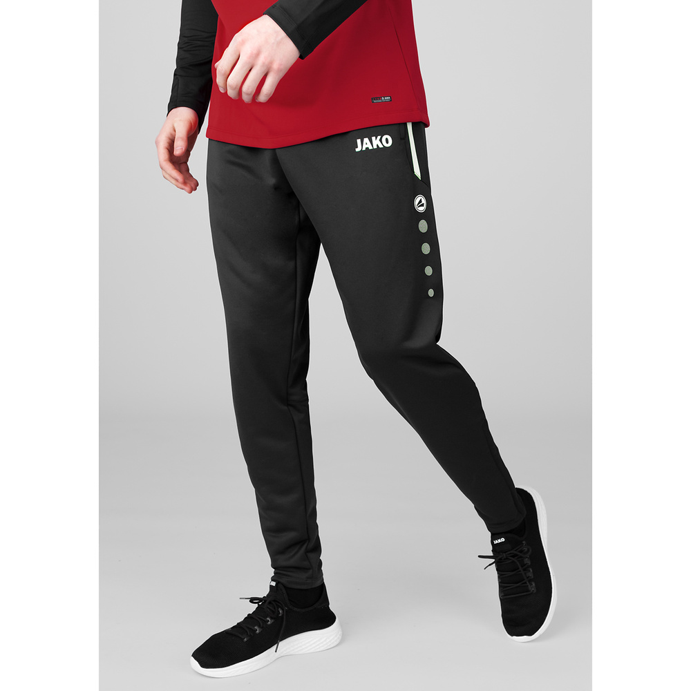 PANTALONES DE ENTRENAMIENTO JAKO ALLROUND, NEGRO HOMBRE. 