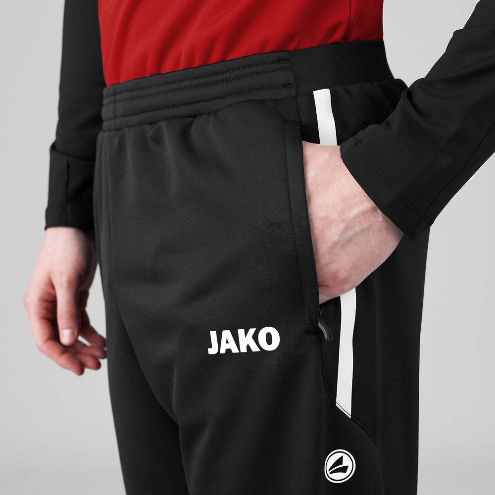 PANTALONES DE ENTRENAMIENTO JAKO ALLROUND, NEGRO NIÑO. 