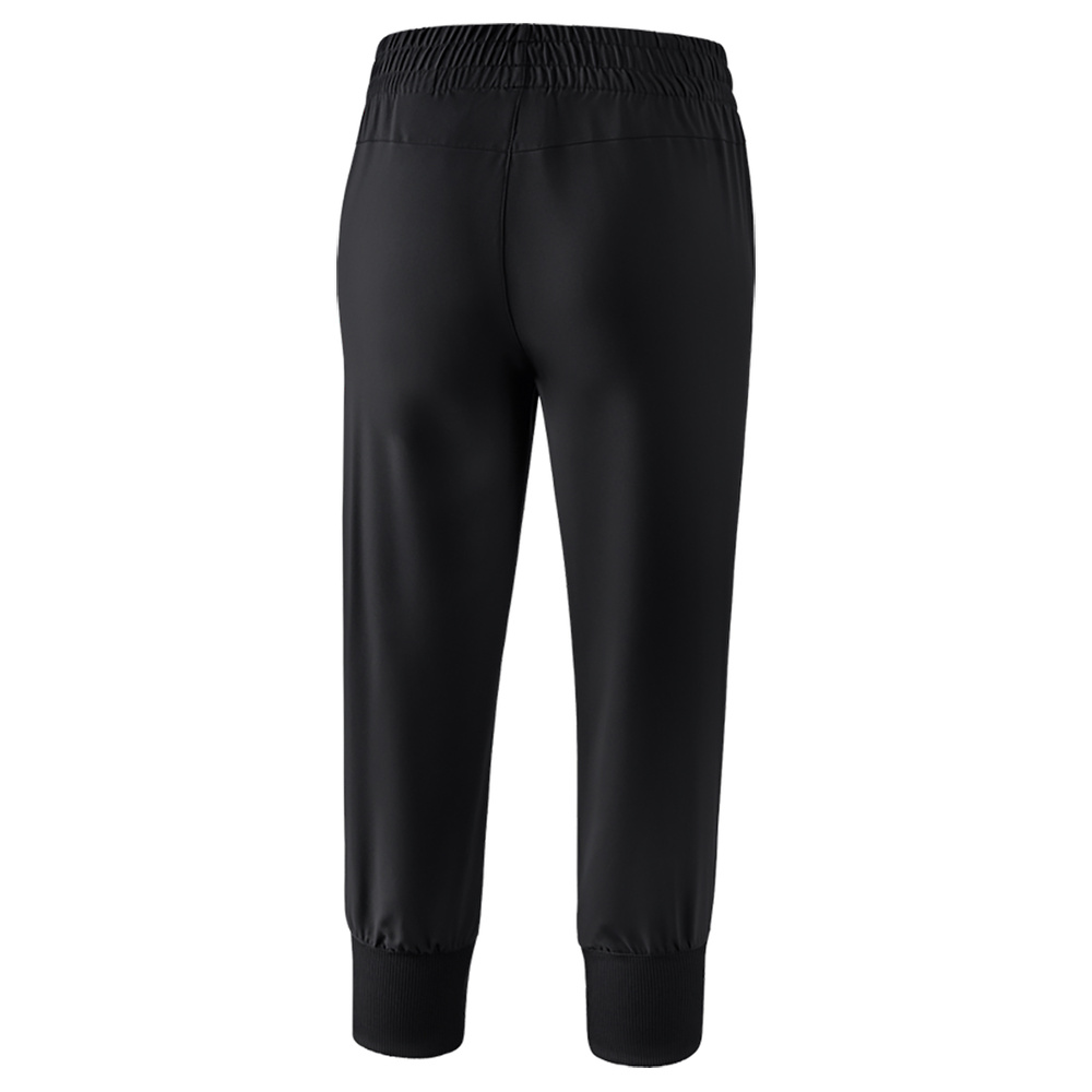 PANTALONES ERIMA 3/4, NEGRO MUJER. 