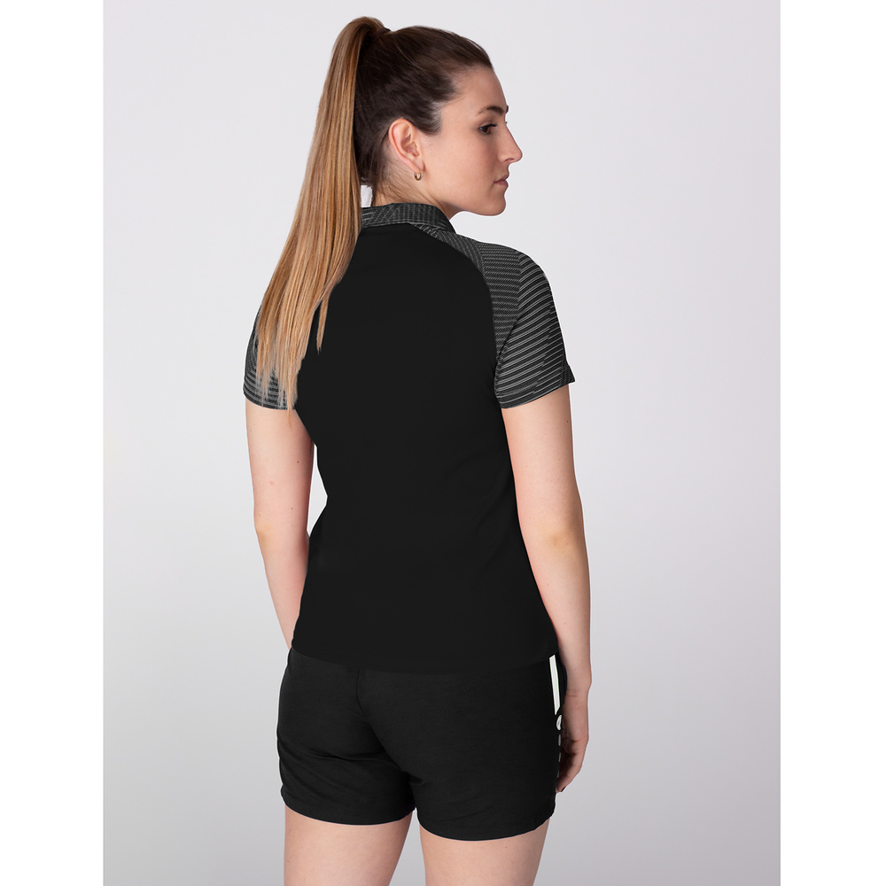 POLO JAKO PERFORMANCE, BLACK-ANTHRA LIGHT WOMEN. 