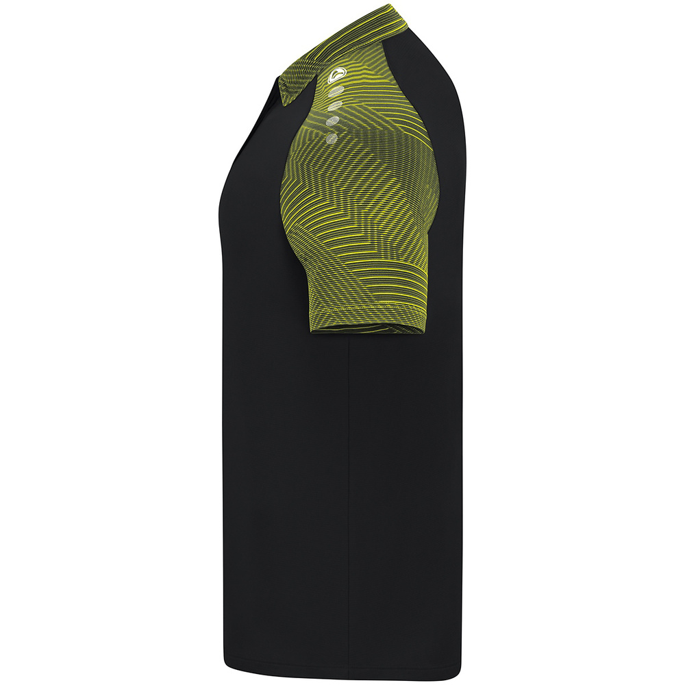 POLO JAKO PERFORMANCE, NEGRO-AMARILLO HOMBRE. 