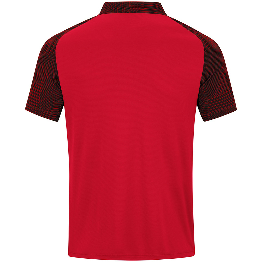 POLO JAKO PERFORMANCE, ROJO-NEGRO HOMBRE. 