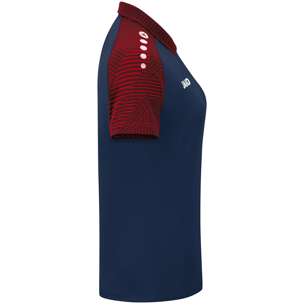 POLO JAKO PERFORMANCE, SEABLUE-RED WOMEN. 