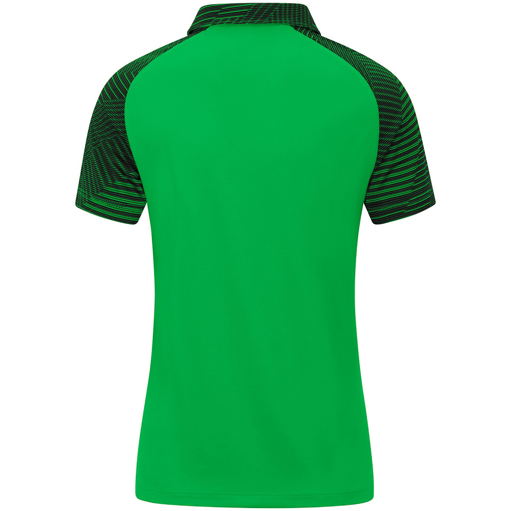 POLO JAKO PERFORMANCE, SOFT GREEN-BLACK WOMEN. 