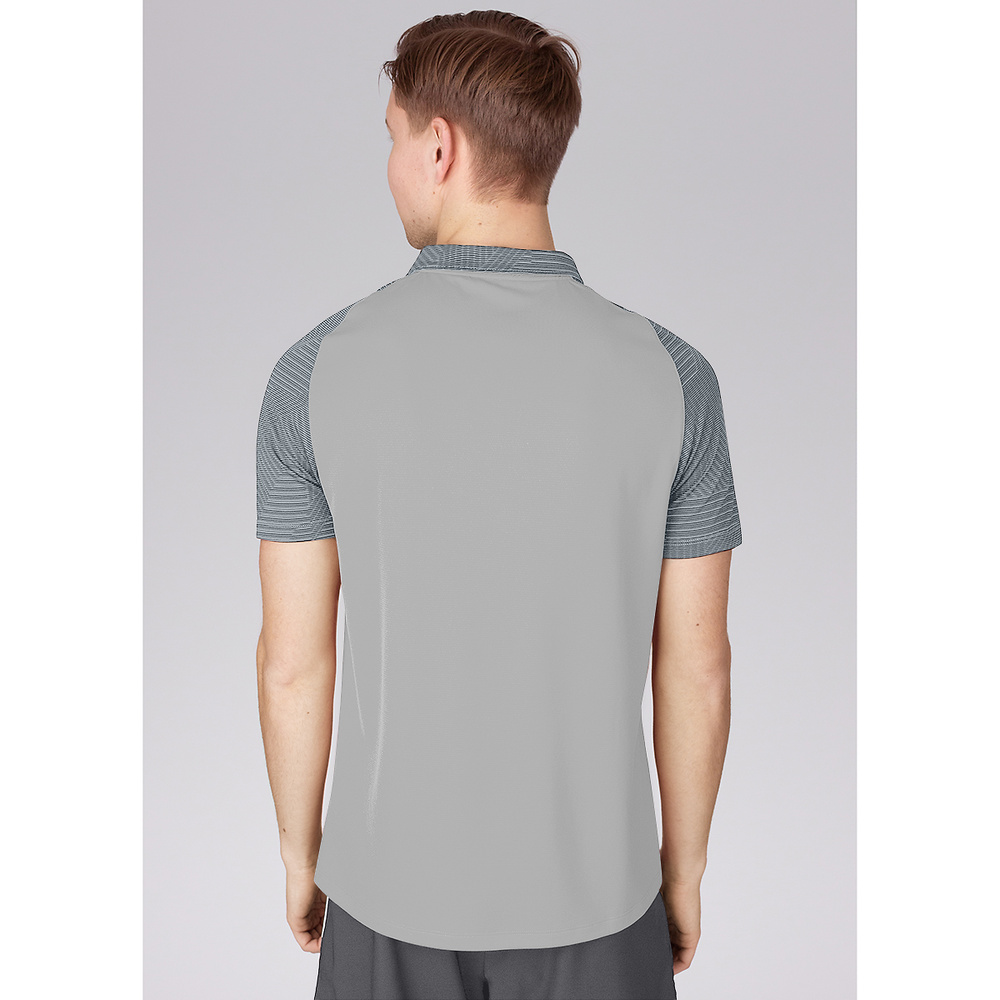 POLO JAKO PERFORMANCE, SOFT GREY-STONEE GREY MEN. 