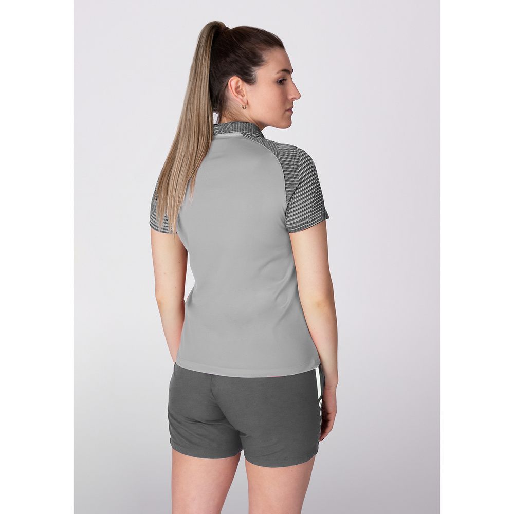 POLO JAKO PERFORMANCE, SOFT GREY-STONEE GREY WOMEN. 