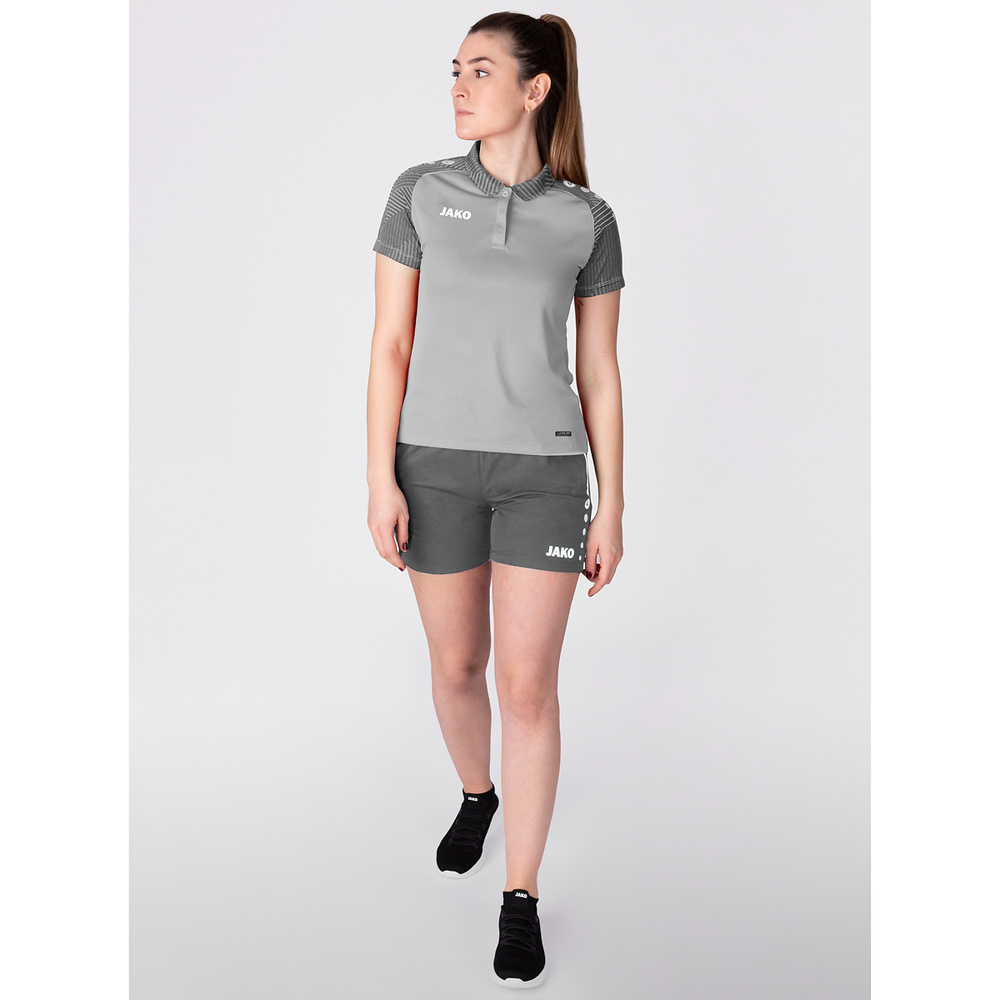 POLO JAKO PERFORMANCE, SOFT GREY-STONEE GREY WOMEN. 