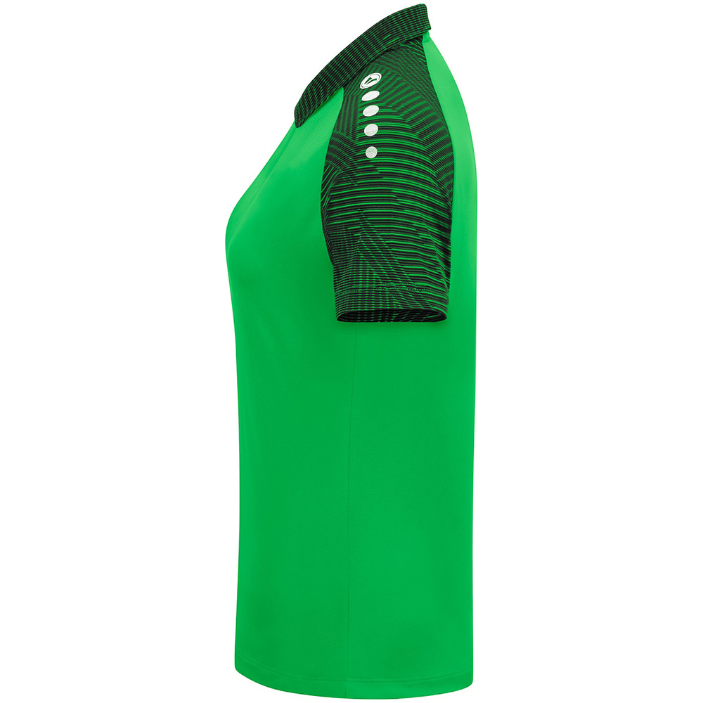 POLO JAKO PERFORMANCE, VERDE-NEGRO MUJER. 