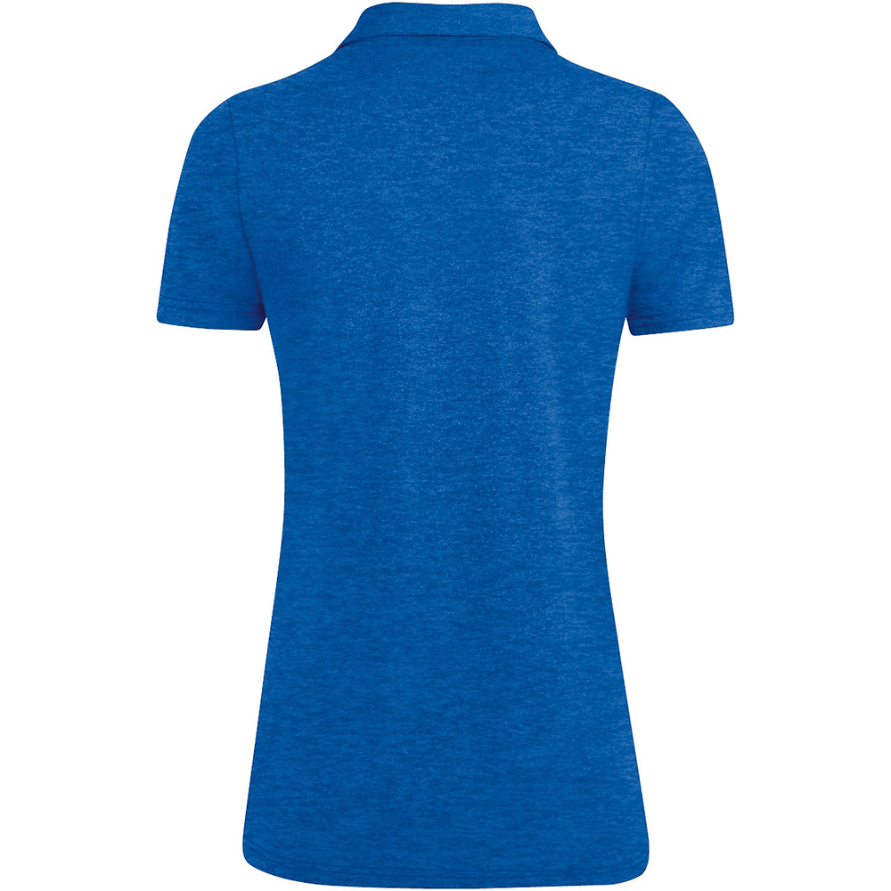 POLO JAKO PREMIUM BASICS, ROYAL MELANGE MUJER. 