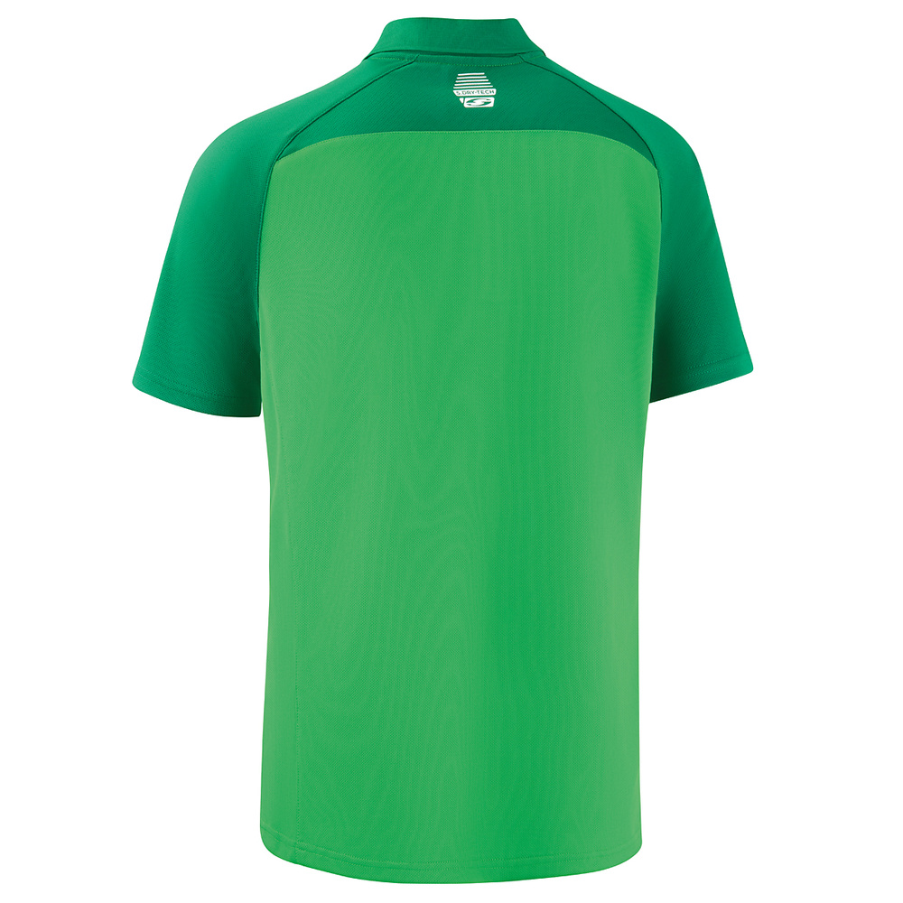 POLO SALLERX.72, VERDE-ESMERALDA-BLANCO UNISEX. 