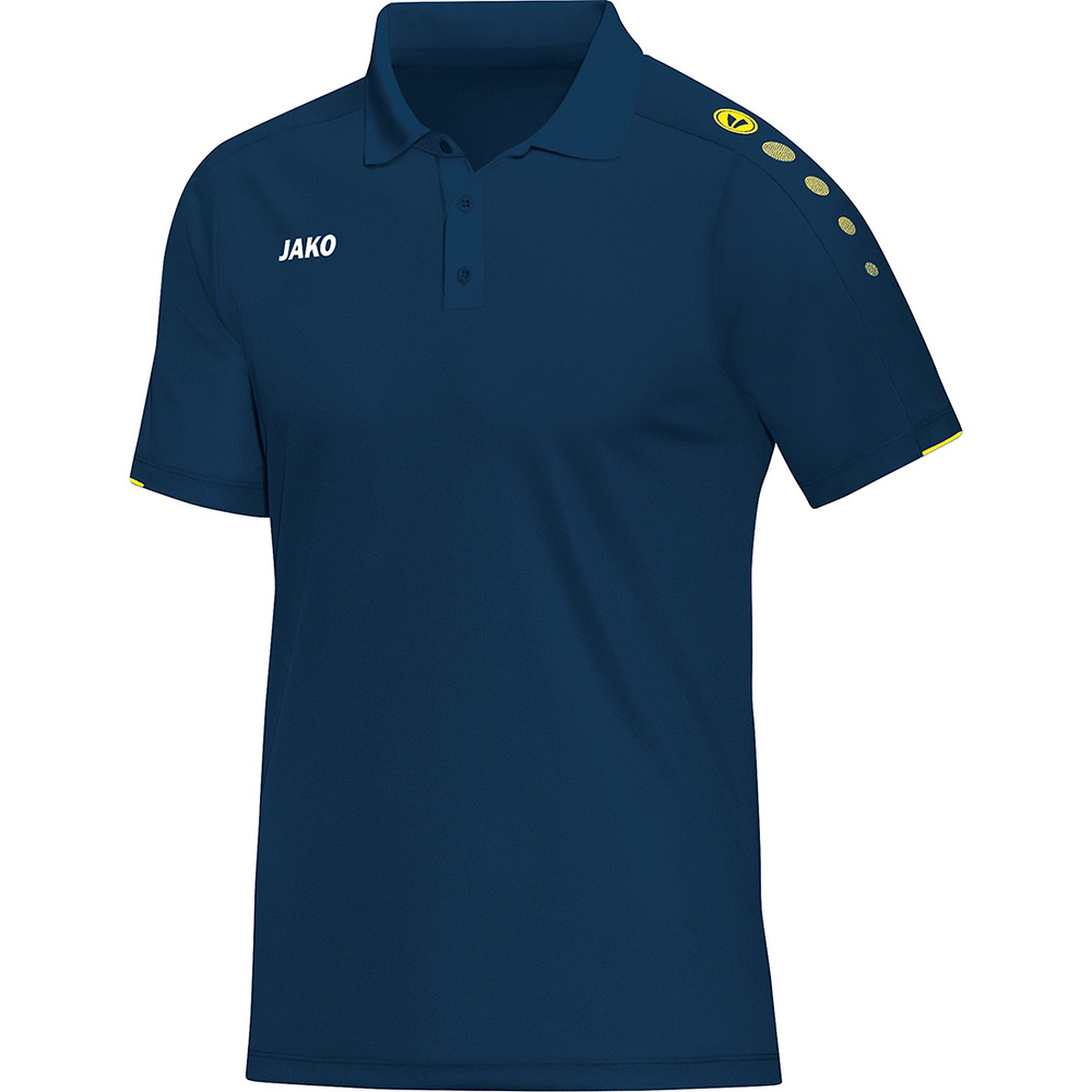 POLO SHIRT JAKO CLASSICO, NIGHT BLUE-CITRO MEN. 