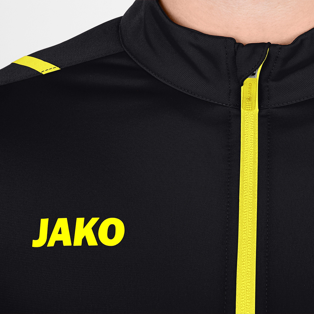 POLYESTER JACKET JAKO CHALLENGE, BLACK-CITRO KIDS. 