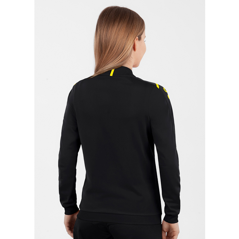 POLYESTER JACKET JAKO CHALLENGE, BLACK-CITRO WOMEN. 