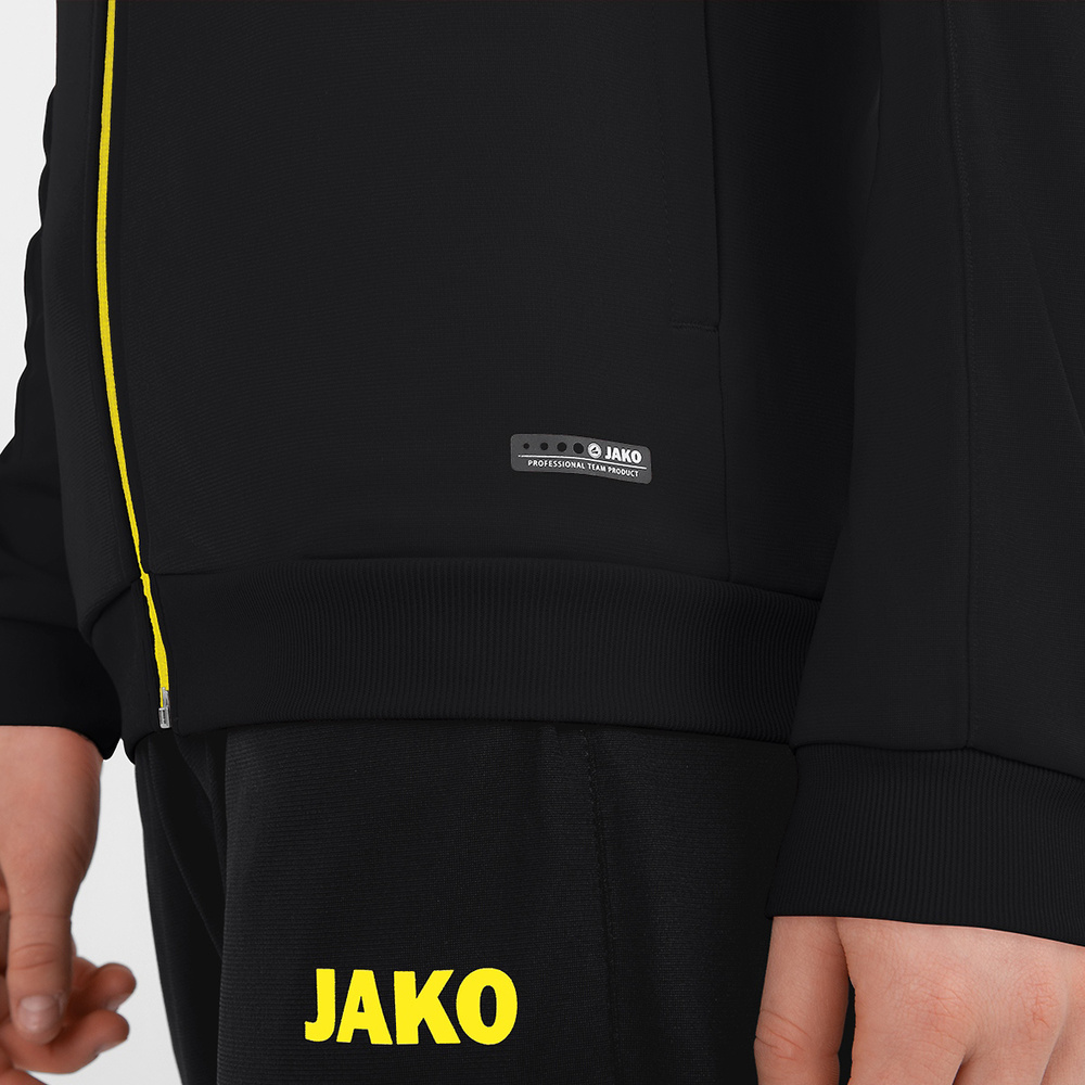 POLYESTER JACKET JAKO CHALLENGE, BLACK-CITRO WOMEN. 