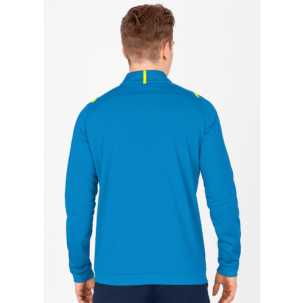 POLYESTER JACKET JAKO CHALLENGE, JAKO BLUE-NEON YELLOW MEN. 