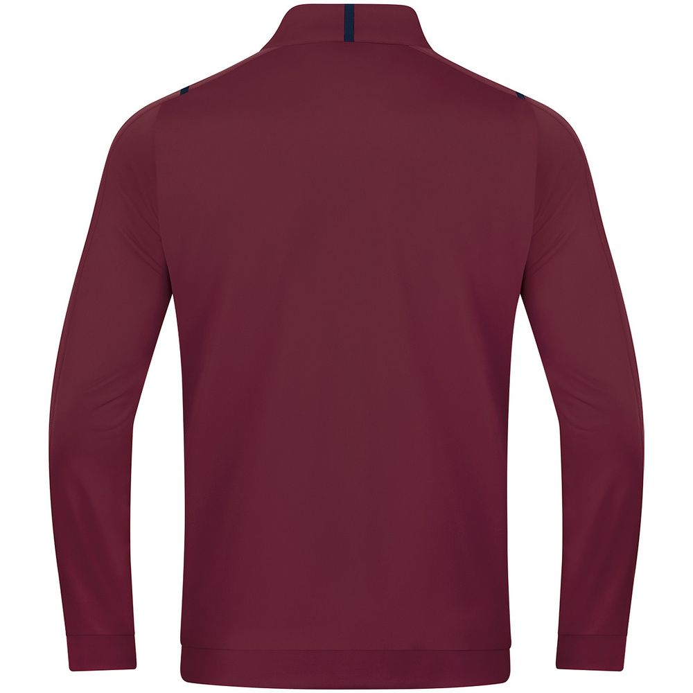 POLYESTER JACKET JAKO CHALLENGE, MAROON-SEABLUE KIDS. 