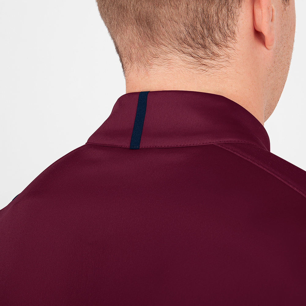 POLYESTER JACKET JAKO CHALLENGE, MAROON-SEABLUE MEN. 