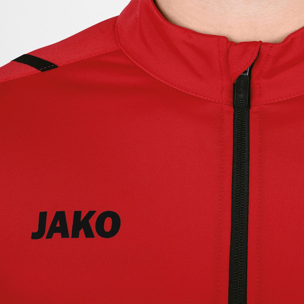 POLYESTER JACKET JAKO CHALLENGE, RED-BLACK KIDS. 