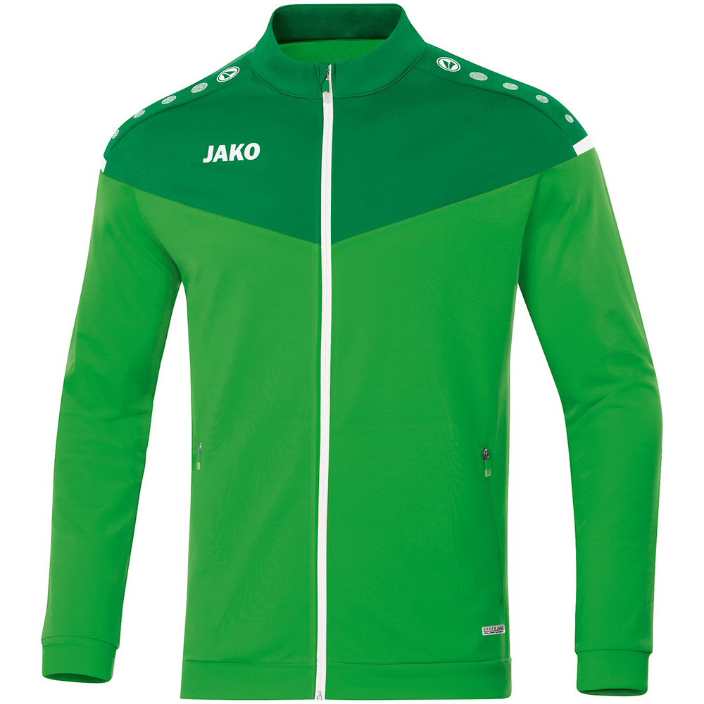 POLYESTER JACKET JAKO CHAMP 2.0, SOFT GREEN-SPORT GREEN MEN. 