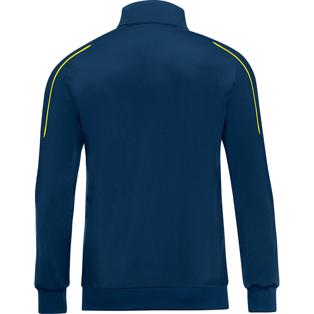 POLYESTER JACKET JAKO CLASSICO, NIGHT BLUE-CITRO KIDS. 