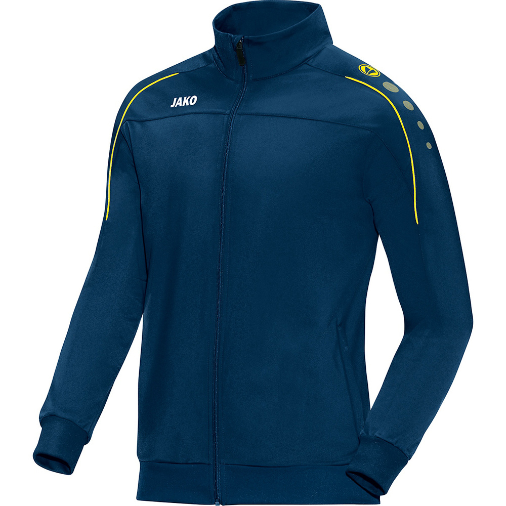 POLYESTER JACKET JAKO CLASSICO, NIGHT BLUE-CITRO UNISEX. 