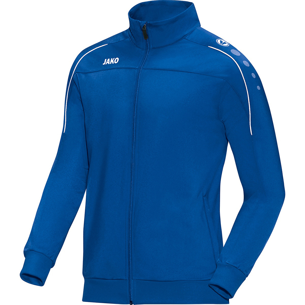 POLYESTER JACKET JAKO CLASSICO, ROYAL UNISEX. 
