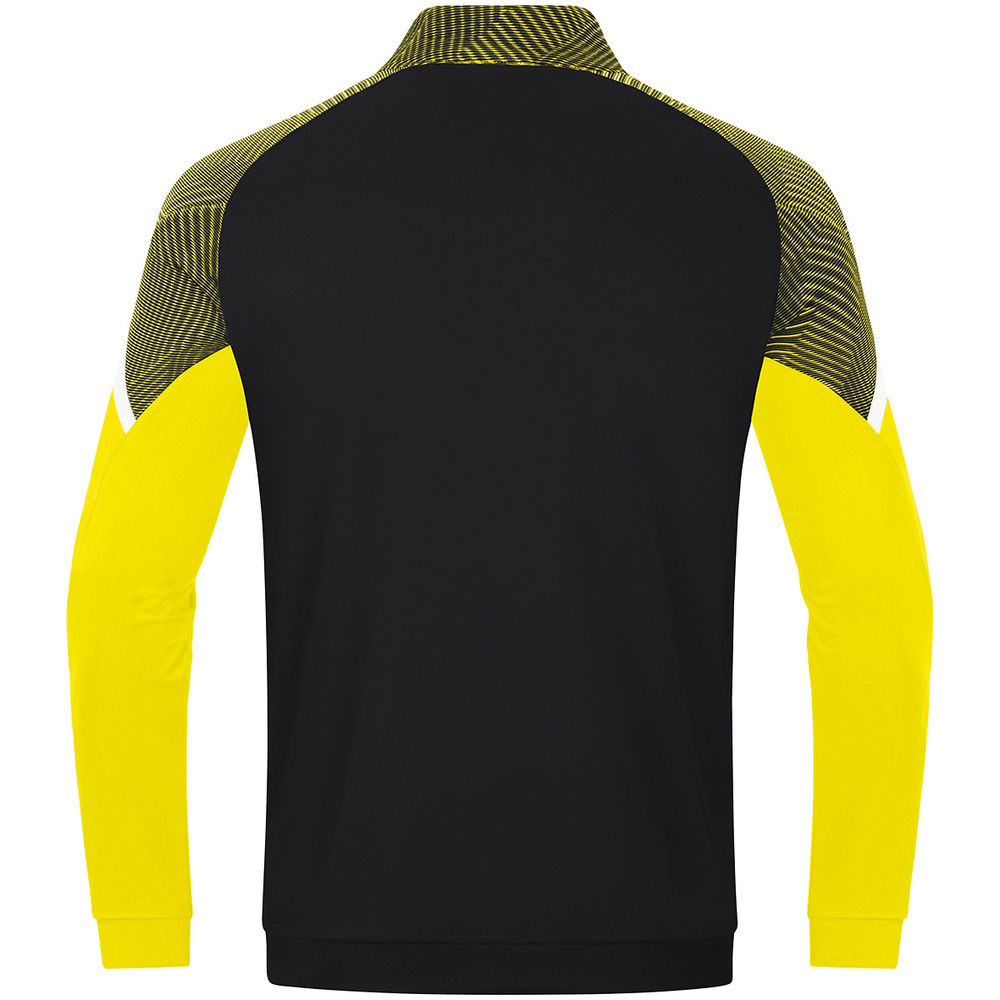 POLYESTER JACKET JAKO PERFORMANCE, BLACK-SOFT YELLOW KIDS. 