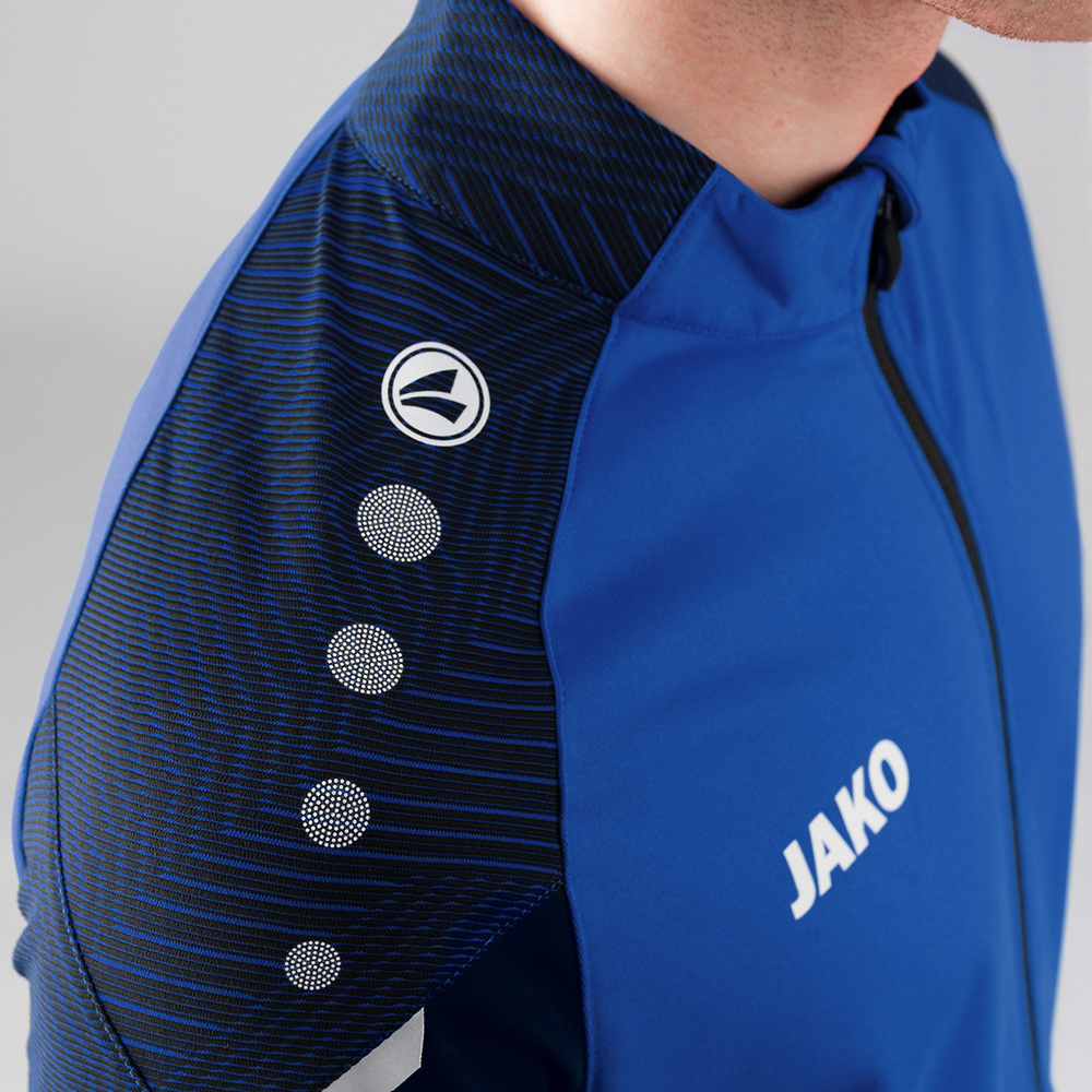 POLYESTER JACKET JAKO PERFORMANCE, ROYAL-SEABLUE MEN. 