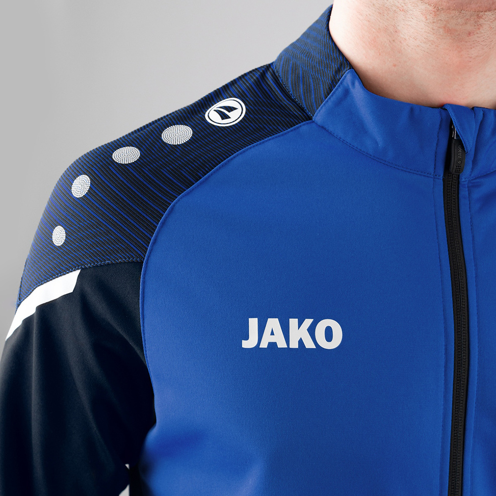 POLYESTER JACKET JAKO PERFORMANCE, ROYAL-SEABLUE MEN. 