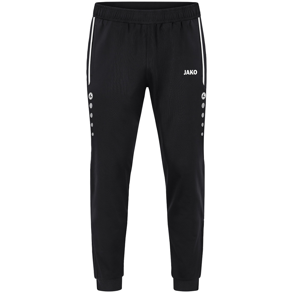 POLYESTER TROUSERS JAKO ALLROUND, BLACK KIDS. 