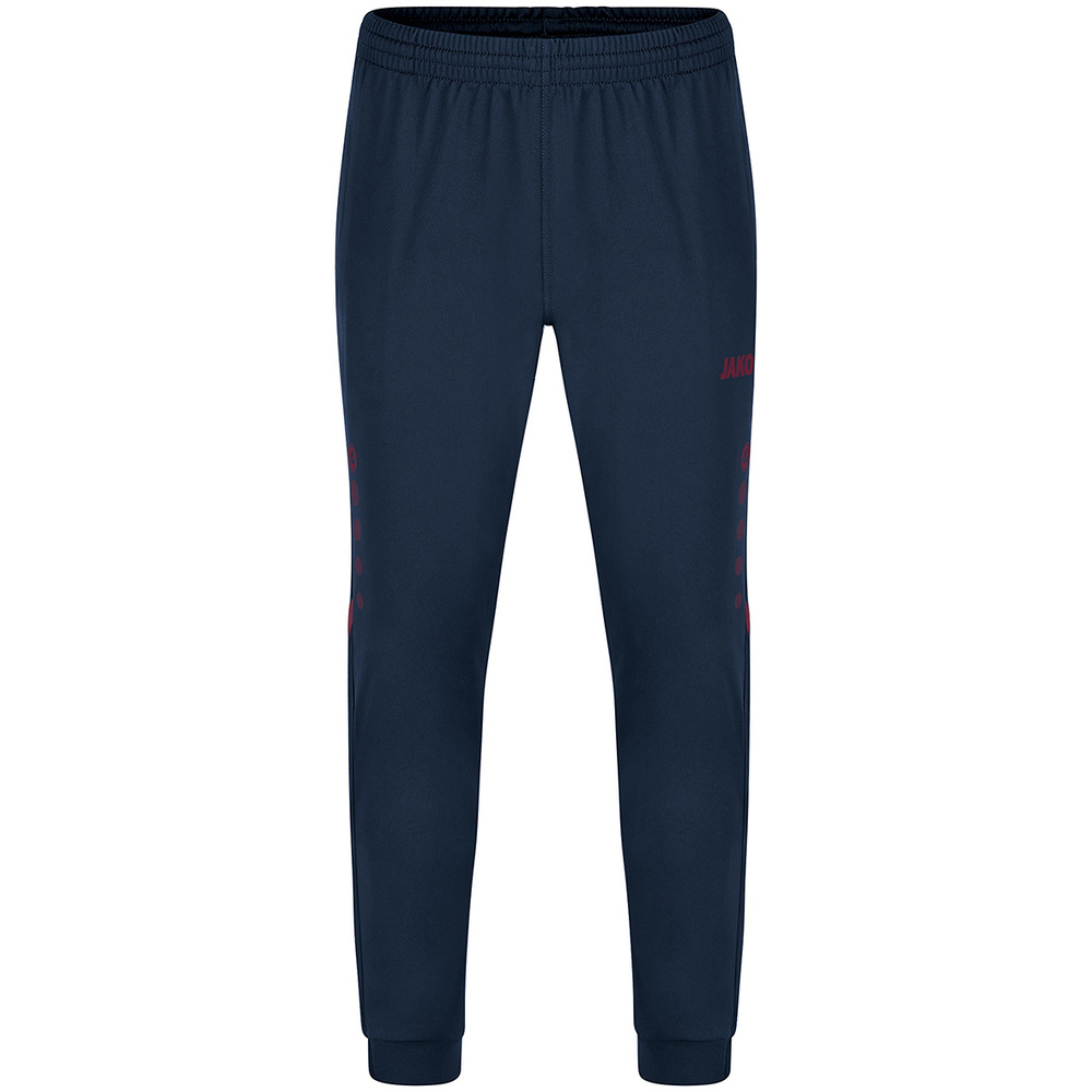 POLYESTER TROUSERS JAKO CHALLENGE, SEABLUE-MAROON MEN. 