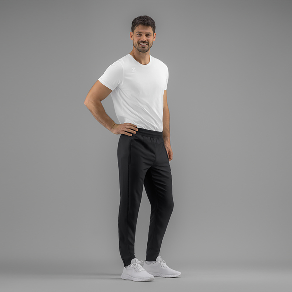 PRESENTATION PANTS ERIMA CHANGE (LONG), BLACK MEN. 