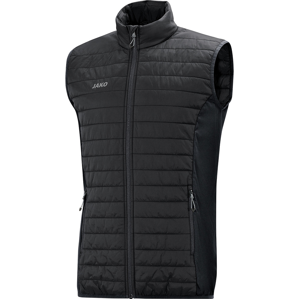 QUILTED VEST JAKO PREMIUM, BLACK MEN. 