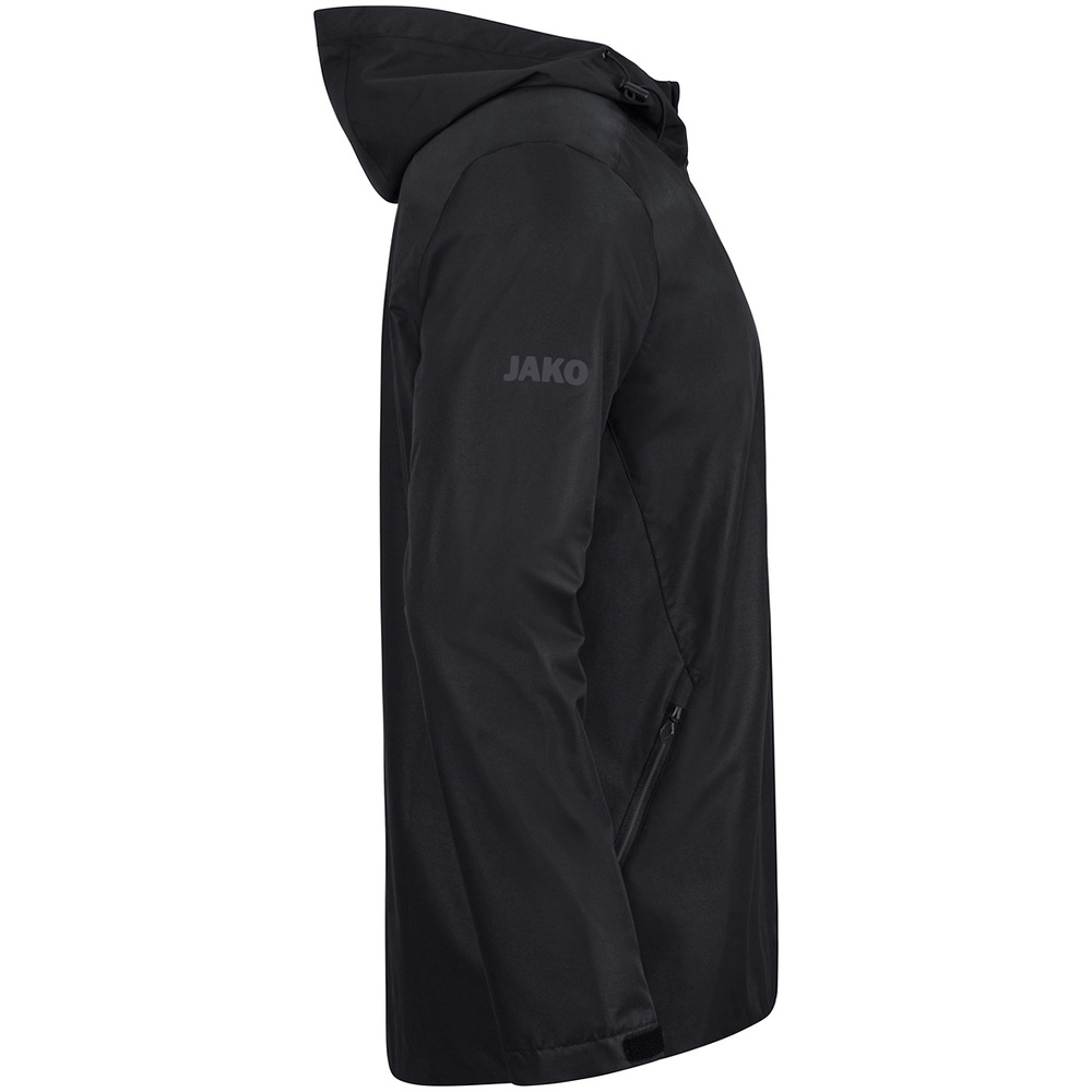 RAIN JACKET JAKO ALLROUND, BLACK KIDS. 