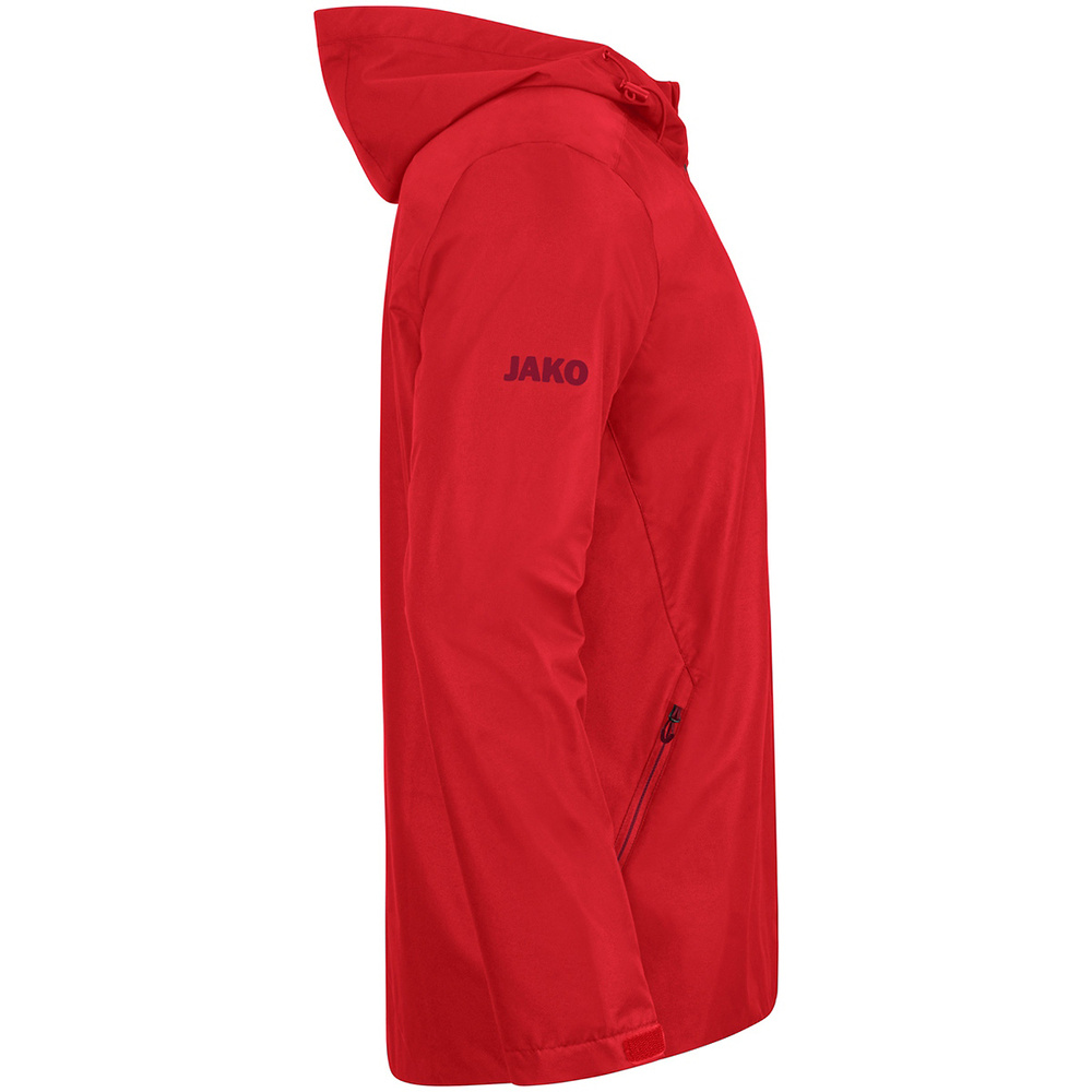 RAIN JACKET JAKO ALLROUND, RED KIDS. 