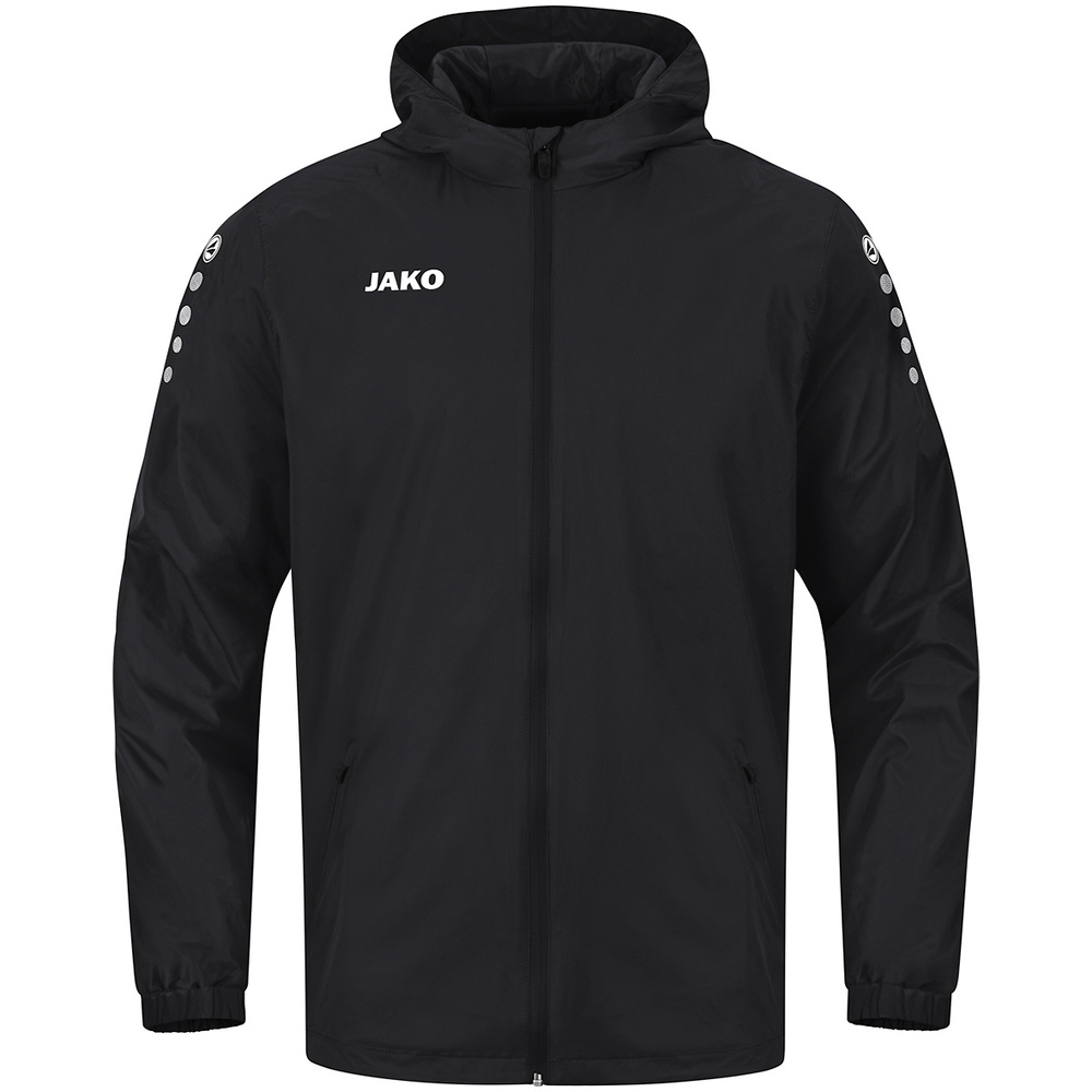 RAIN JACKET JAKO TEAM 2.0, BLACK KIDS. 