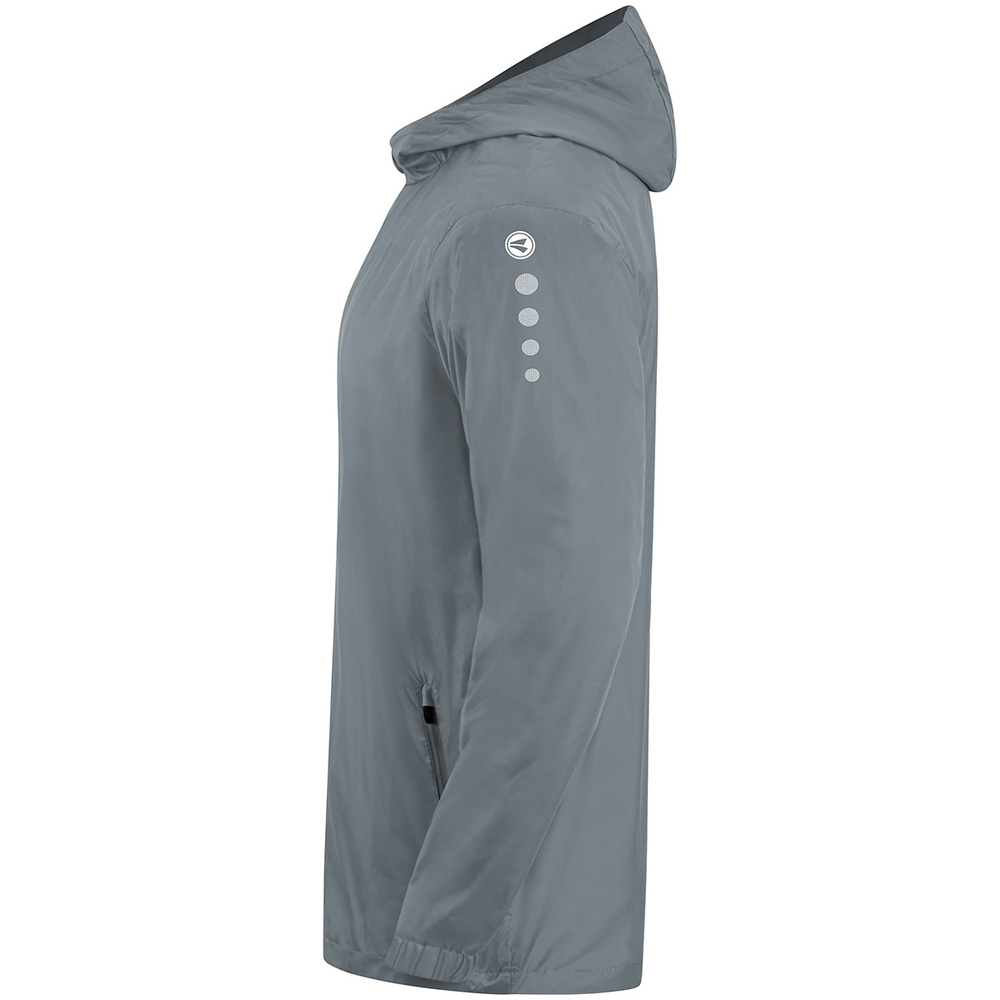 RAIN JACKET JAKO TEAM 2.0, STONE GREY KIDS. 