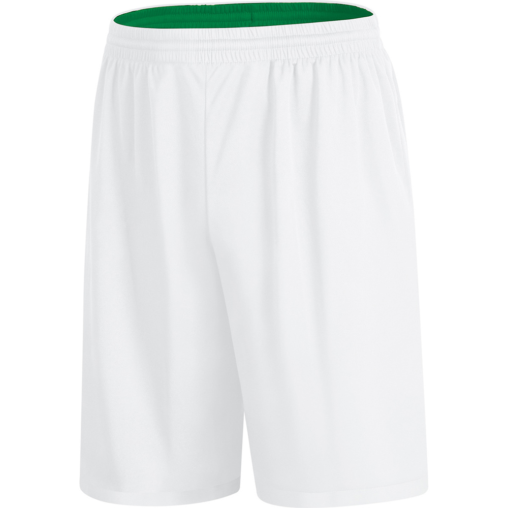 REVERSIBLE SHORTS JAKO CHANGE 2.0, SPORT GREEN-WHITE KIDS. 