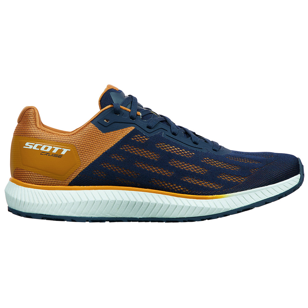 RUNNING SHOES SCOTT CRUISE, MIDNIGHT BLUE-COPPER ORANGE MAN. 