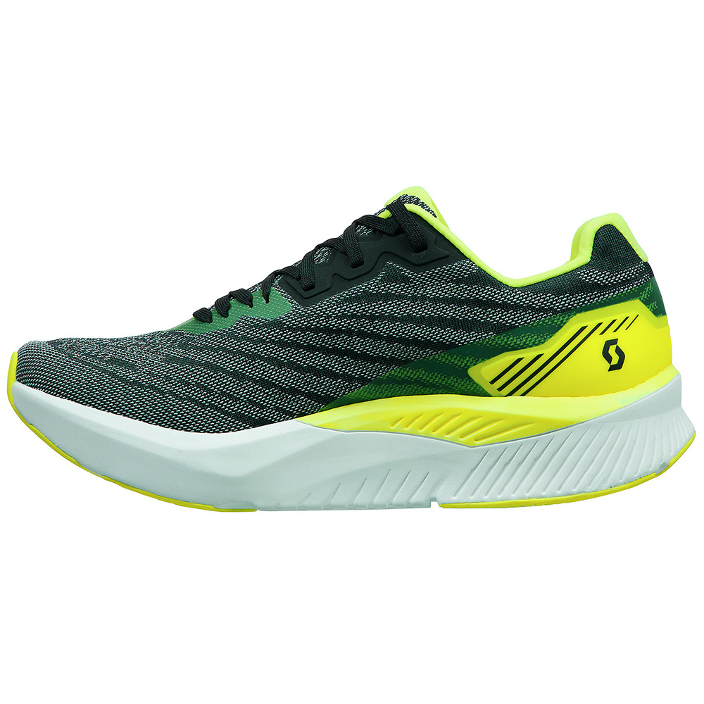 RUNNING SHOES SCOTT PURSUIT, BLACK-YELLOW MAN. 