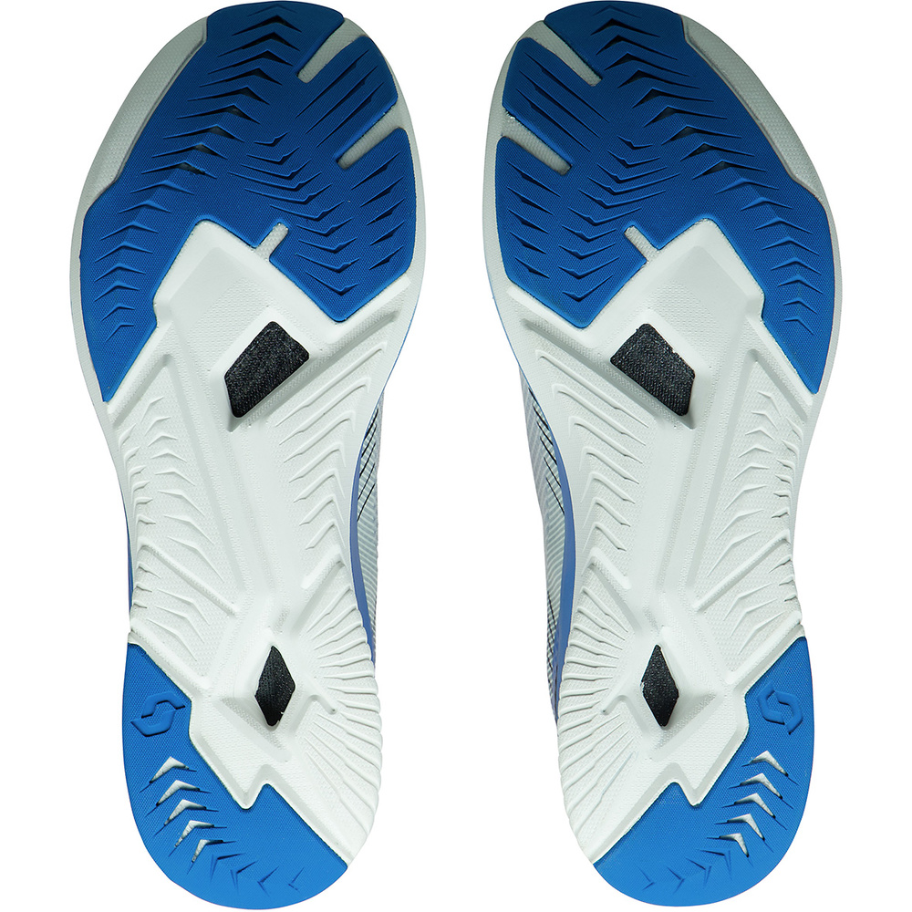 RUNNING SHOES SCOTT SPEED CARBON RC, WHITE-STORM BLUE MAN. 
