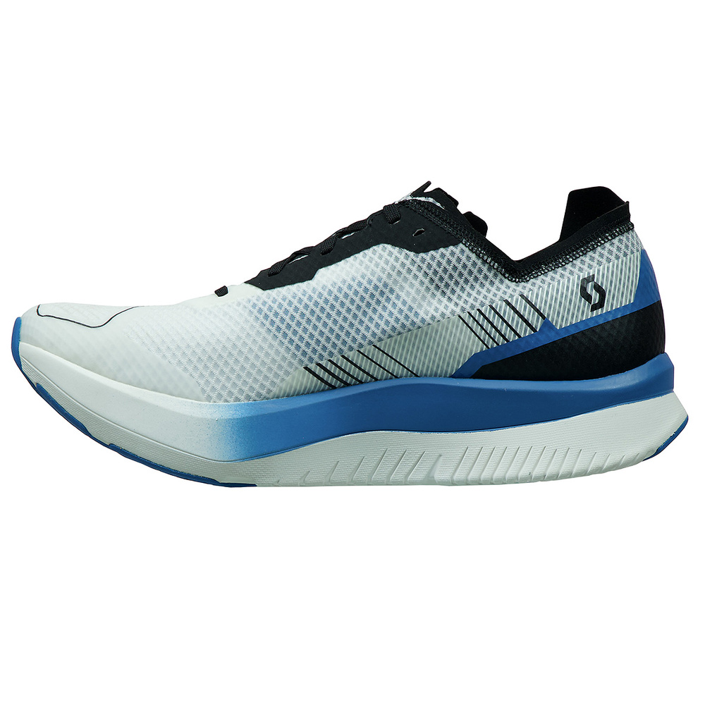 RUNNING SHOES SCOTT SPEED CARBON RC, WHITE-STORM BLUE MAN. 